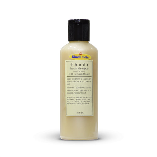 Khadi Herbal Shampoo With Reetha Honey (With Extra Conditioner)