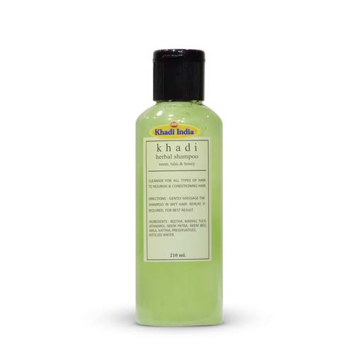 Khadi Herbal Shampoo With Neem, Tulsi Honey