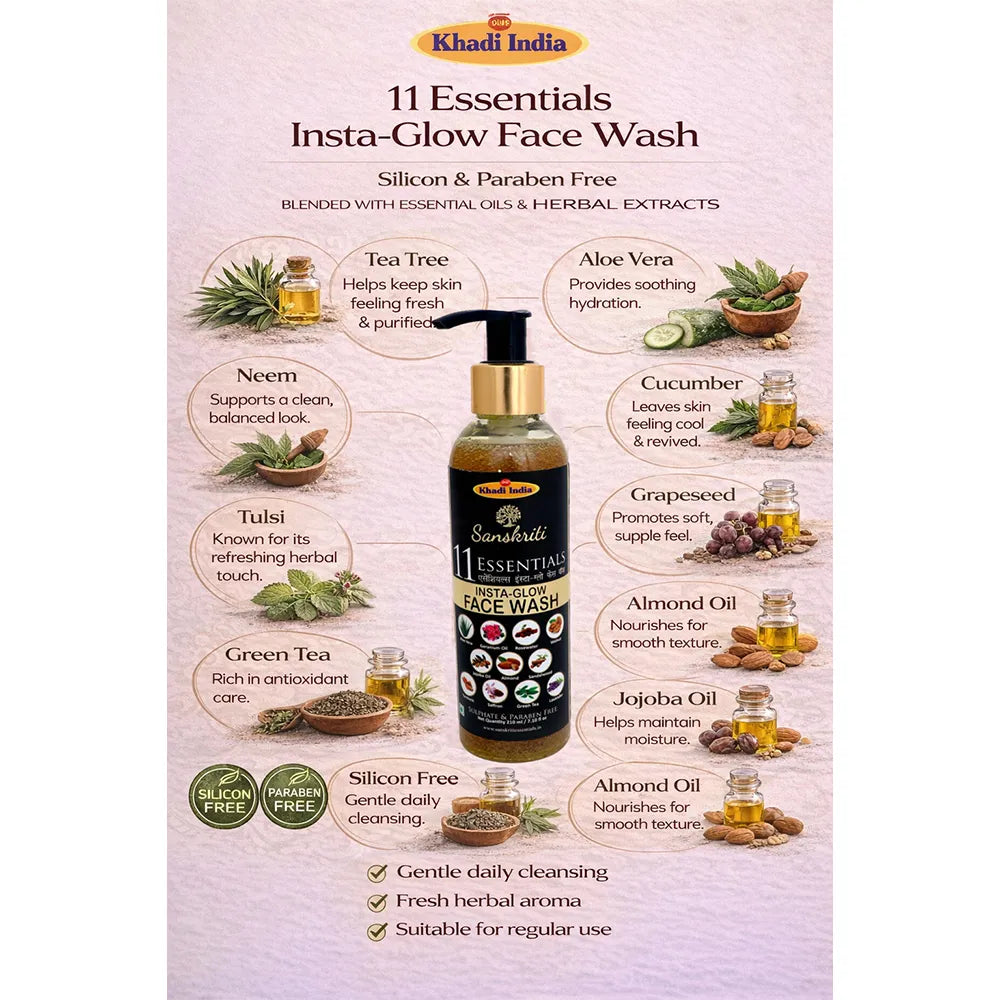 11 Essentials Insta-Glow Face Wash