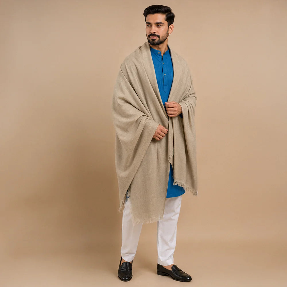 Khadi Semi-Pashmina Shawl