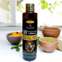 18 Essentials Ayuvedic Hair Oil