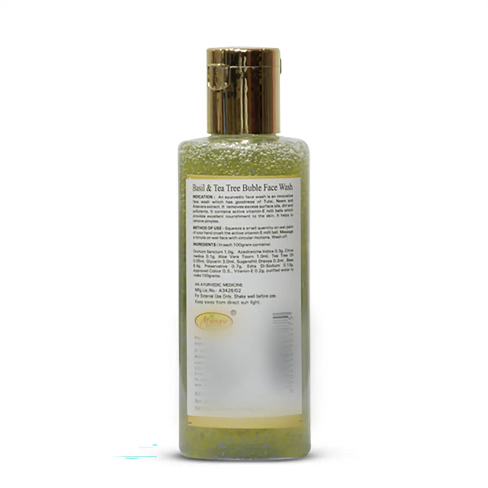 Ayurvedic Basil & Teatree Face Wash