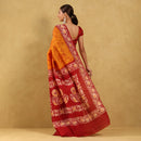 Khadi Printed Saree (All over) Batik Fancy Design