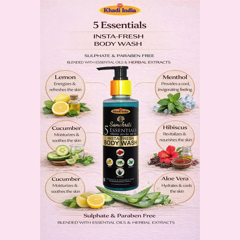5 Essential Insta-Fresh Body Wash
