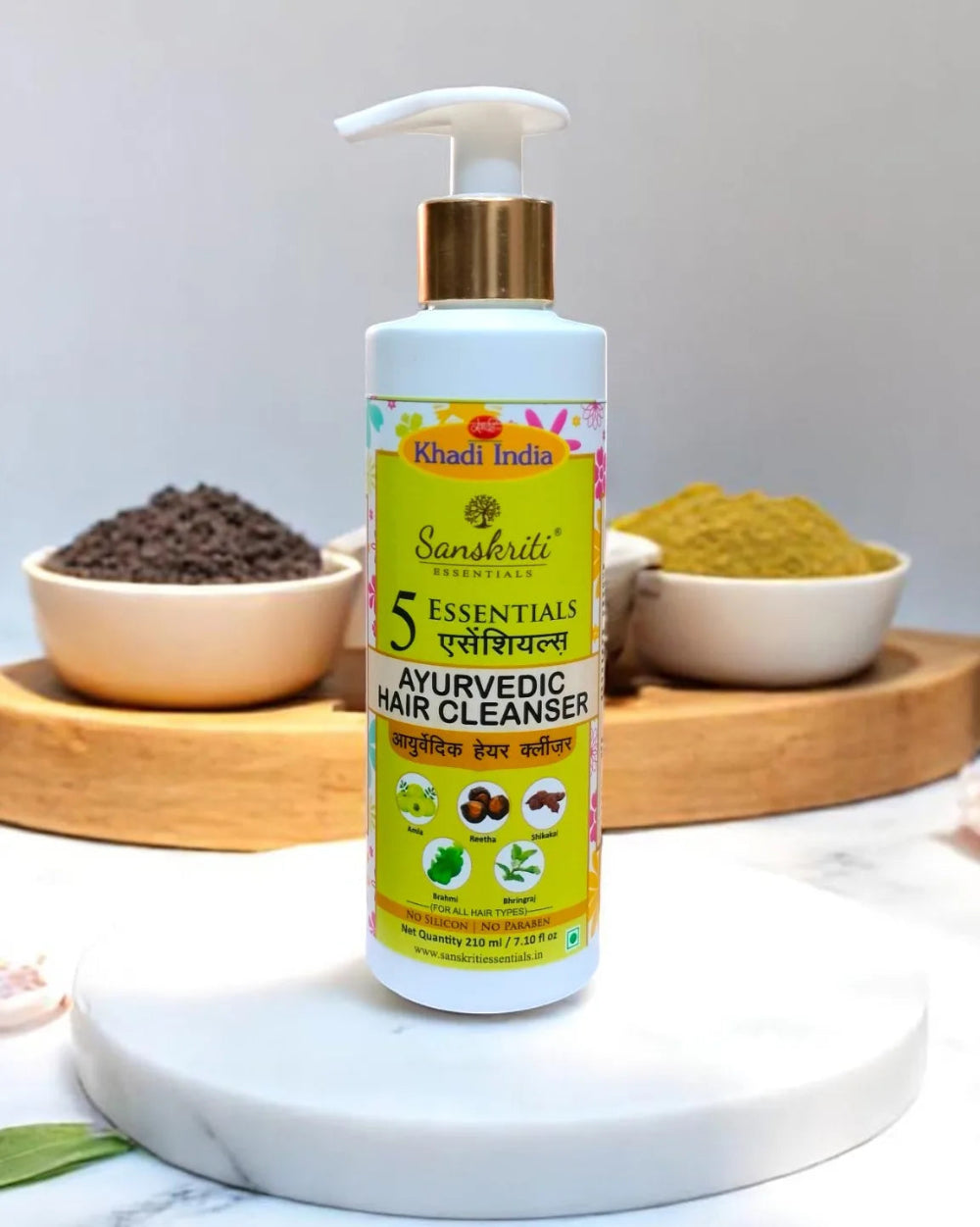 5 Essentials Ayurvedic Hair Cleanser