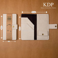 Khadi Passport Holder