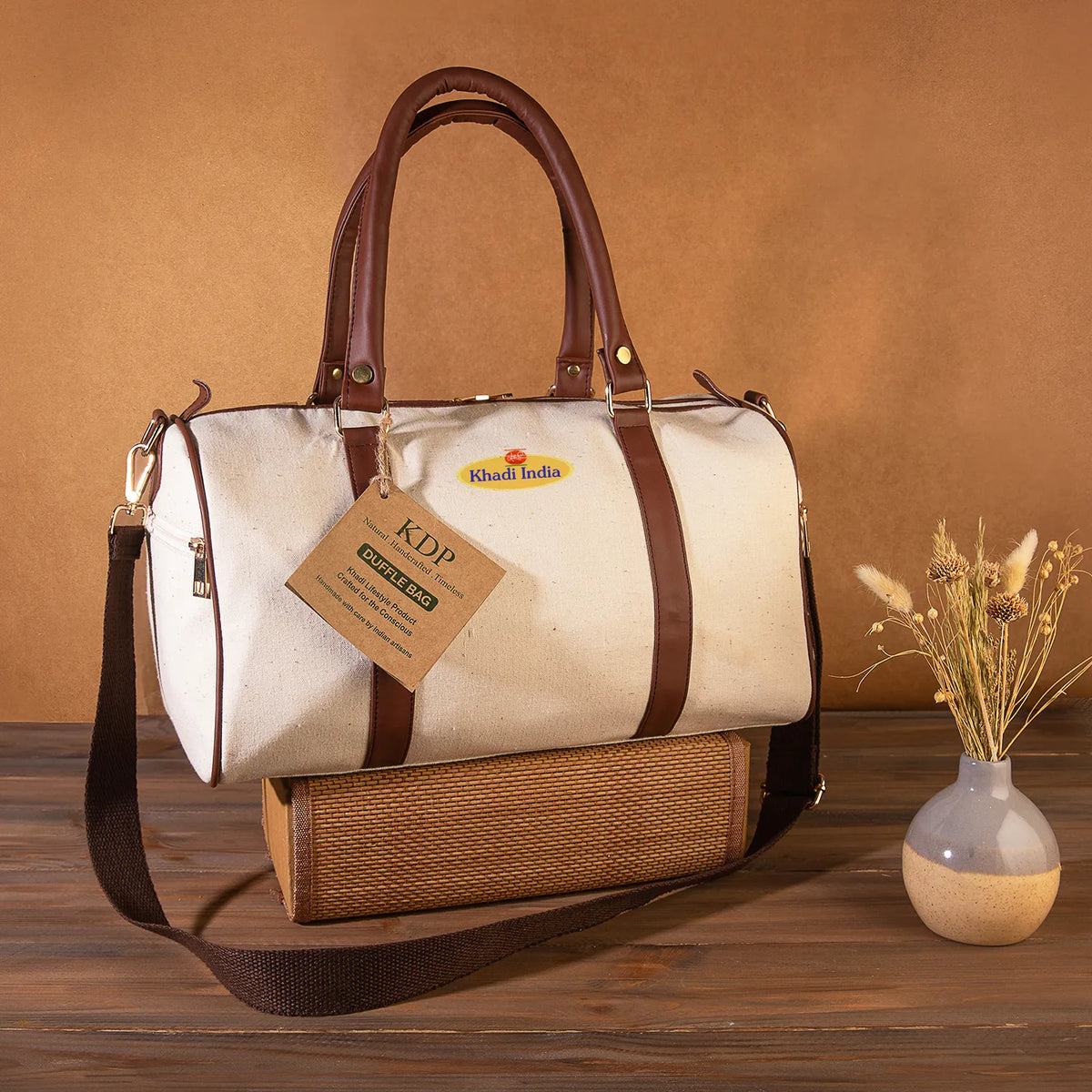 Khadi Duffle Bag – Weekend Travel Bag