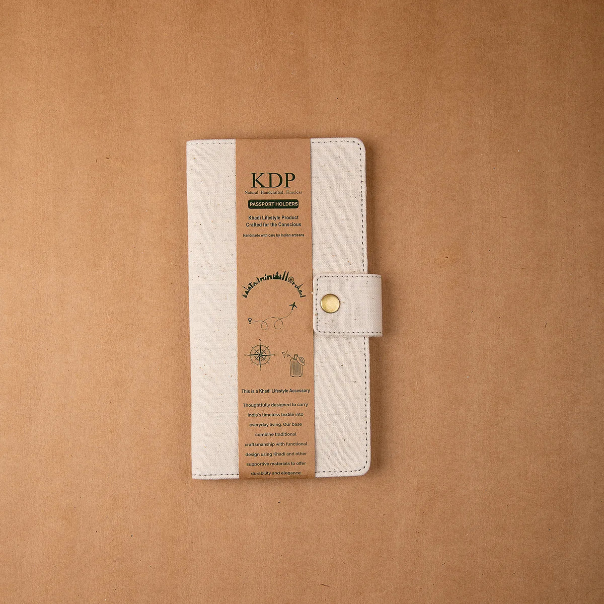 Khadi Passport Holder