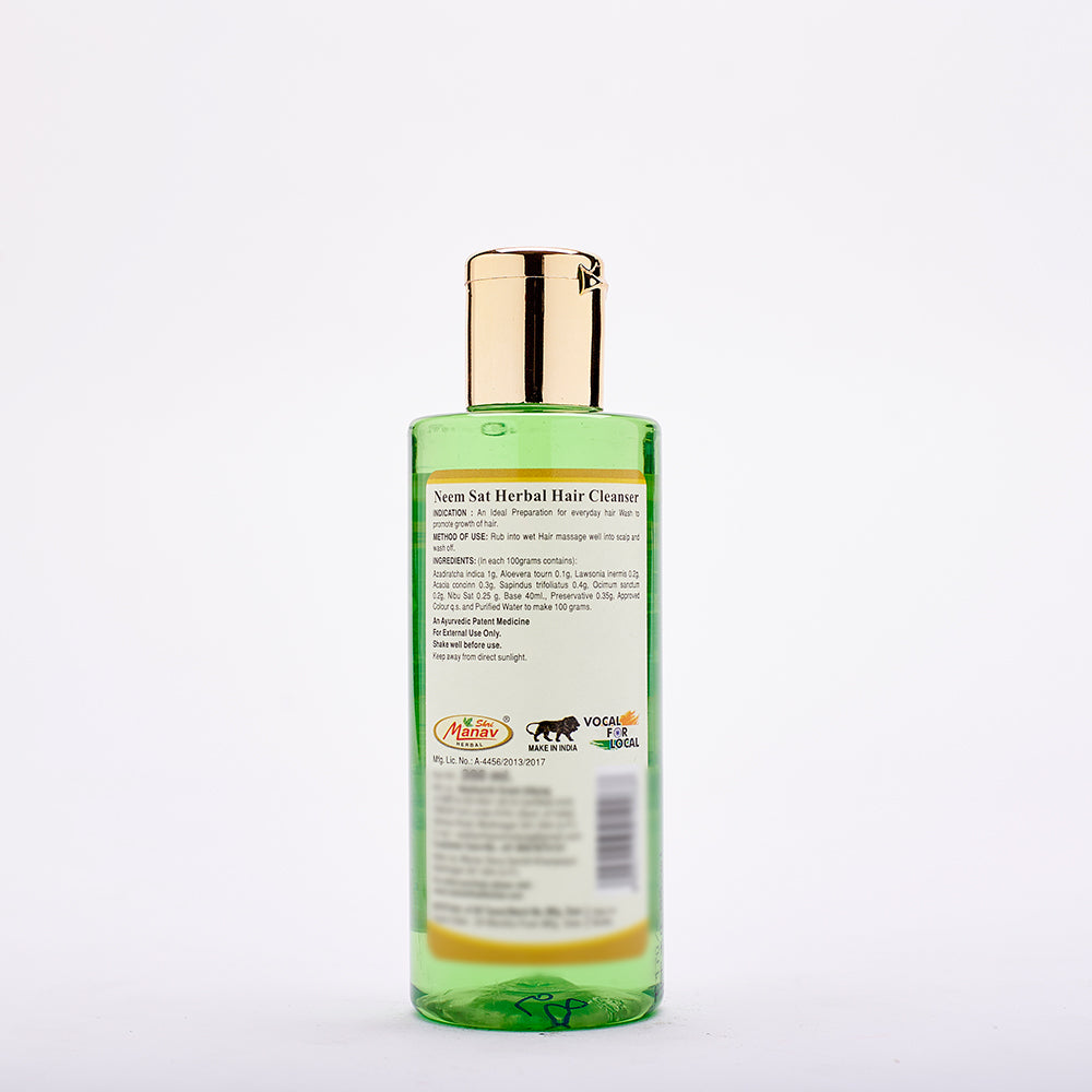 Ayurvedic Neem Sat Hair Cleanser - 200ml