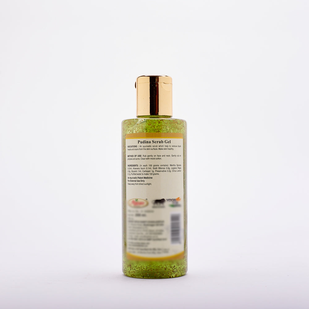 Ayurvedic Pudina Scrub Gel