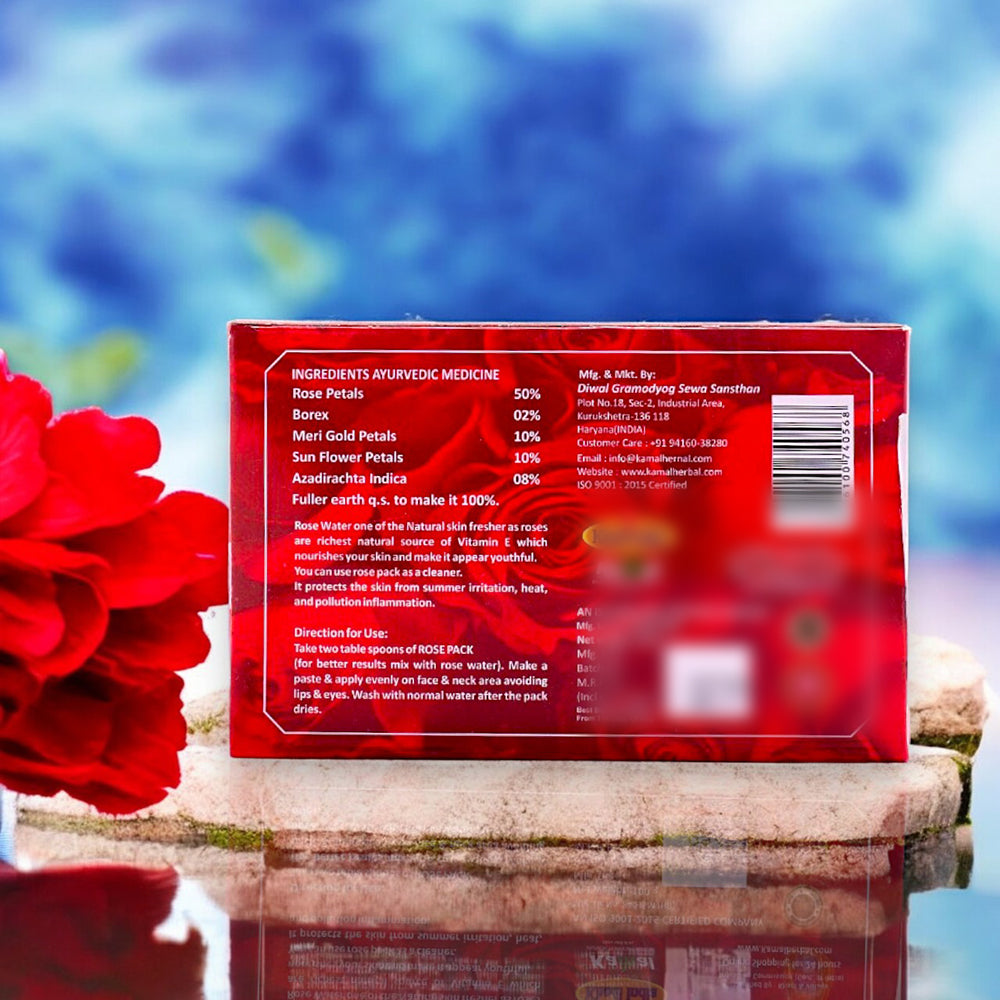 Ayurvedic Rose Face Pack Ubtan