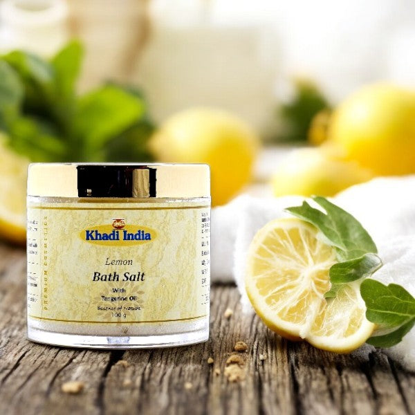 Lemon Bath Salt With Tangerine Oil