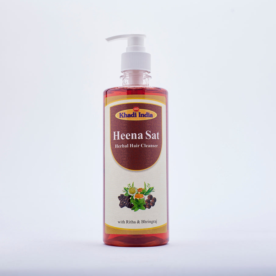 Ayurvedic Heena Sat Hair Cleanser(Pump Packing)