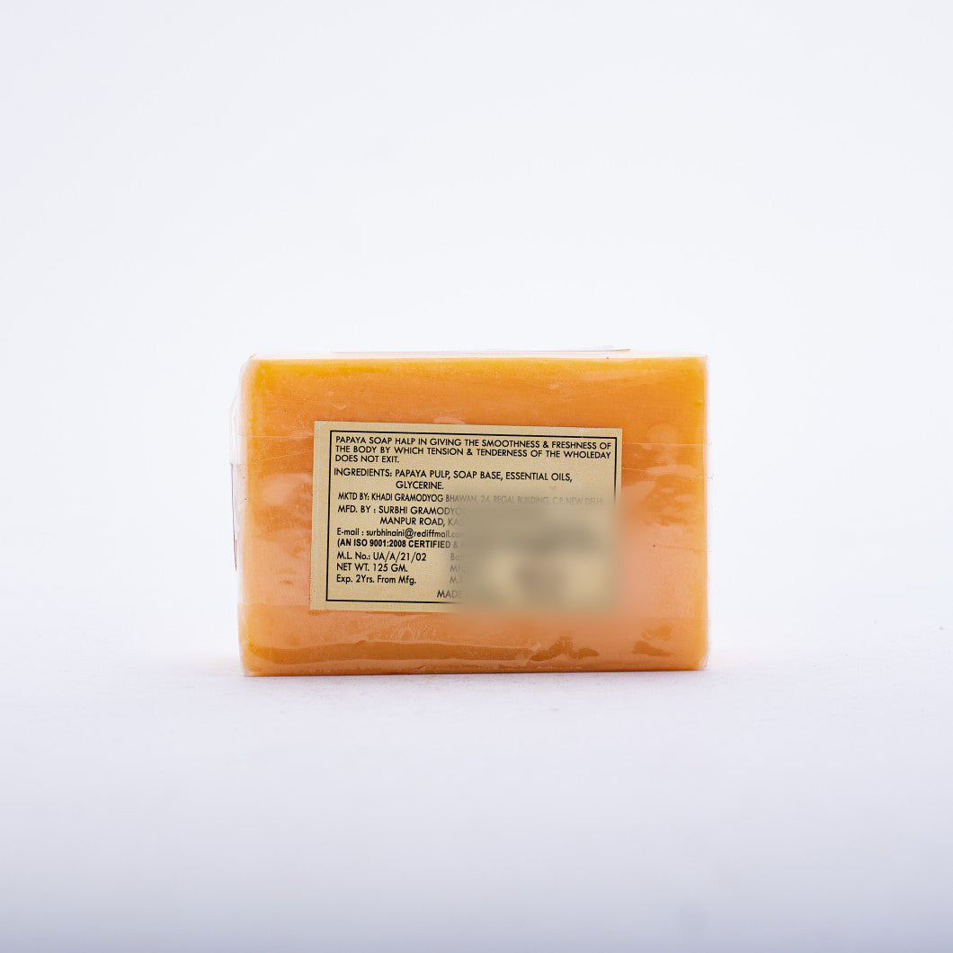 Papaya Handmade Soap With Essential Oils