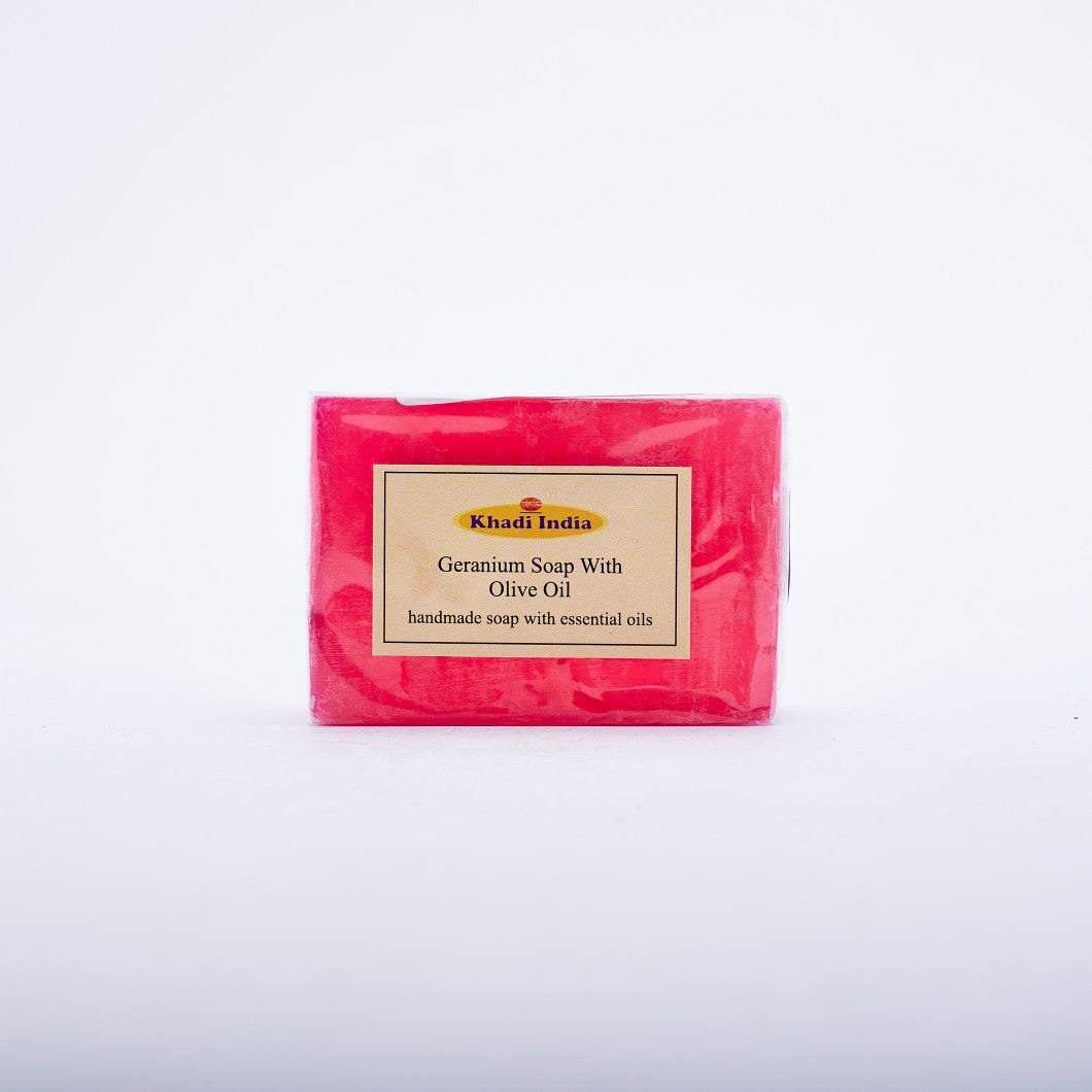 Geranium Handmade Soap With Essential Oils