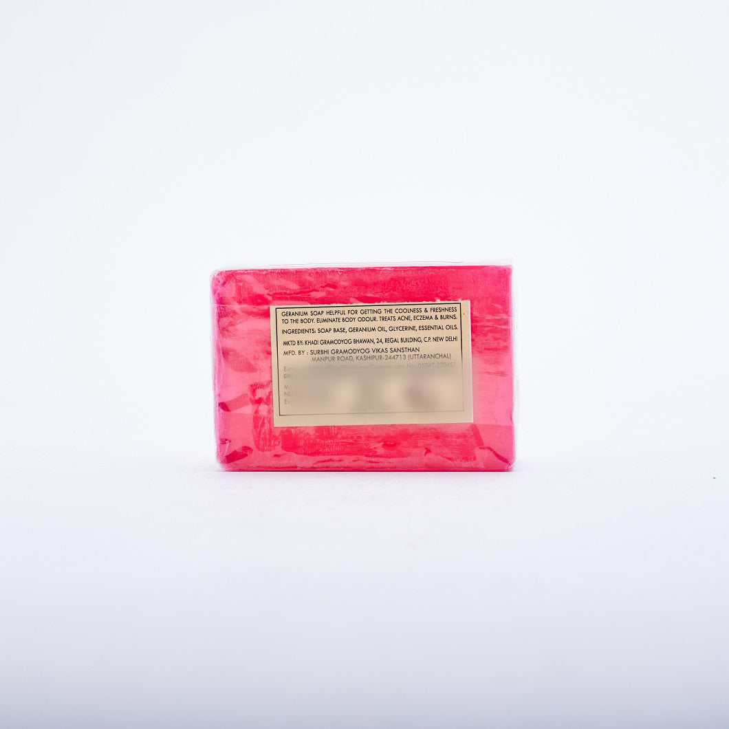 Geranium Handmade Soap With Essential Oils