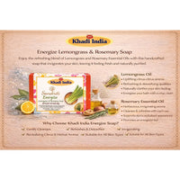 Energize- Lemongrass & Rosemary Soap