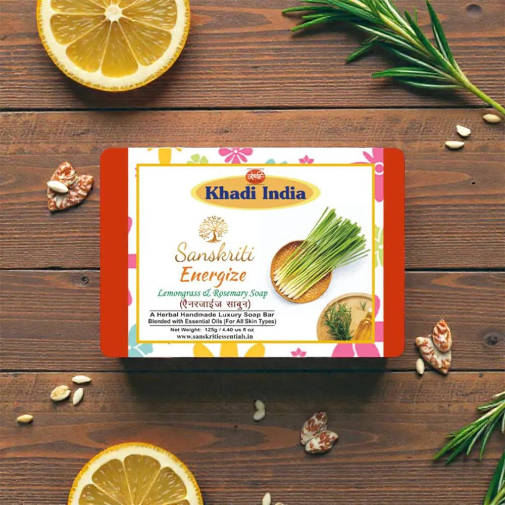 Energize- Lemongrass & Rosemary Soap