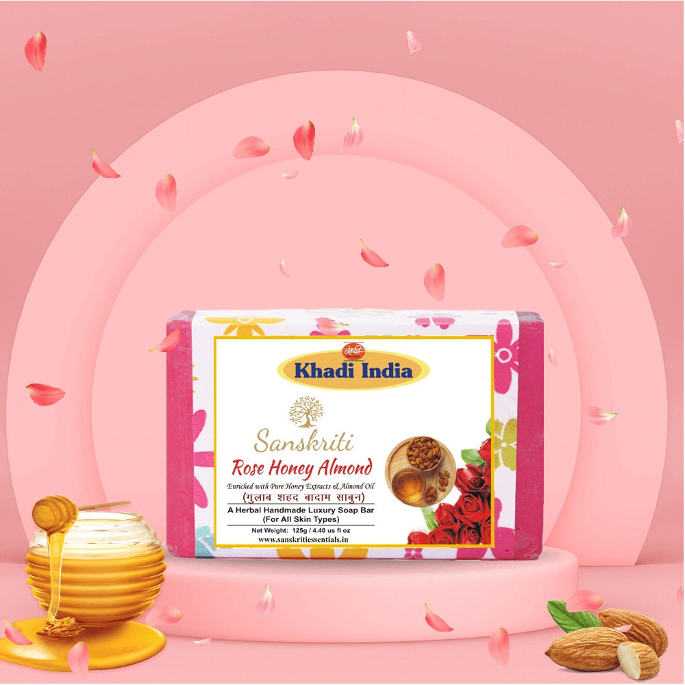Rose Honey Almond Soap