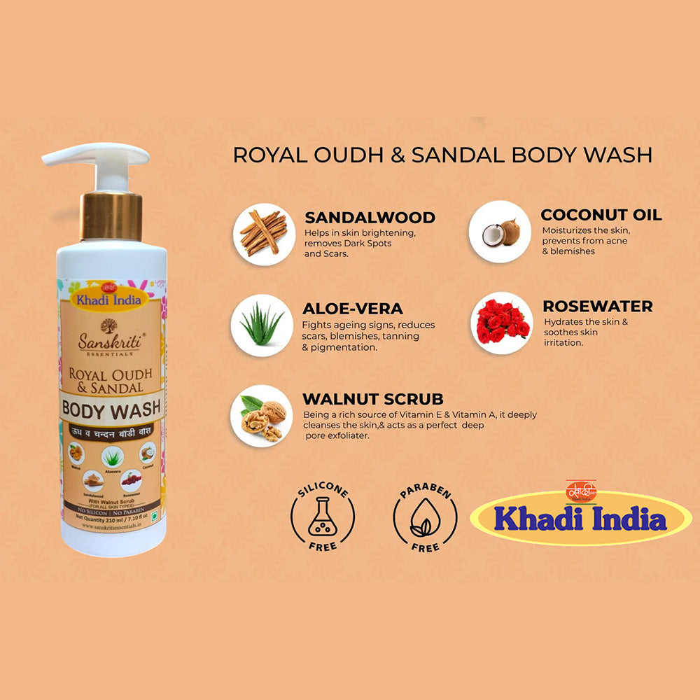 Oudh & Sandal Body Wash