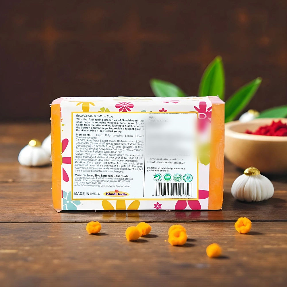 Royal Sandal & Saffron Soap